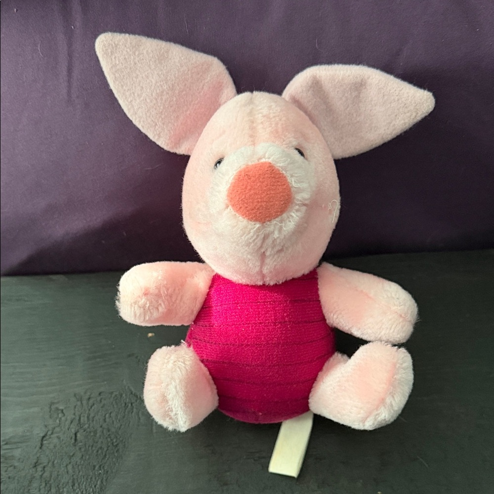 Vintage Plush Piglet Stuffed Animal